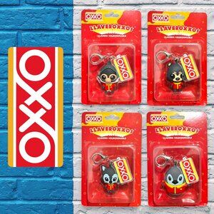 OXXO Limited Edition Keychain LlaverOXXOs Bundle Lot of 4 Keychains (BRAND NEW)